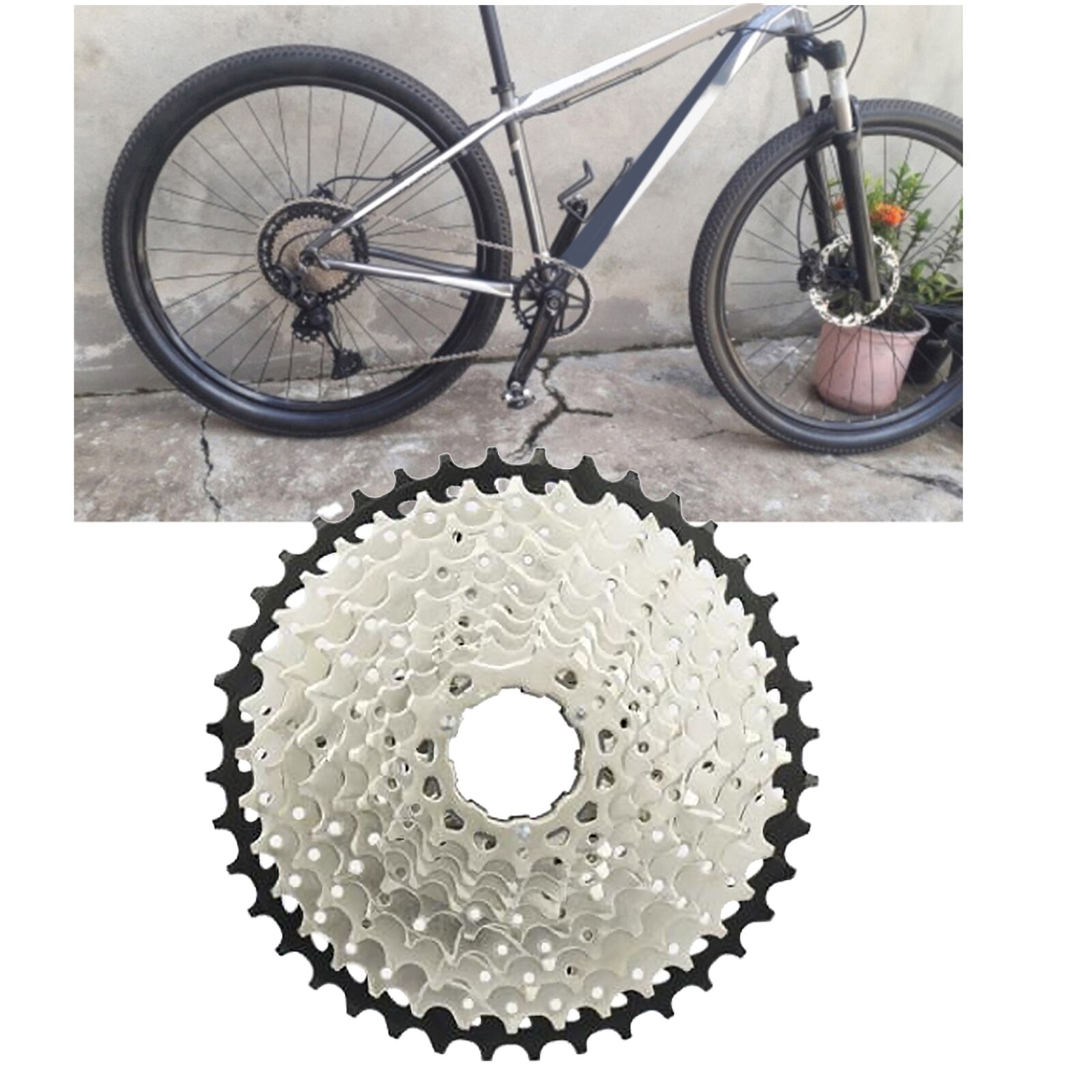 Bicycle Freewheel High-Tensile Steel Sprocket Bike Freewheel for Bicycle Maintenance Bicycle Flywheel Bike Modification: 11 speed 11-40T