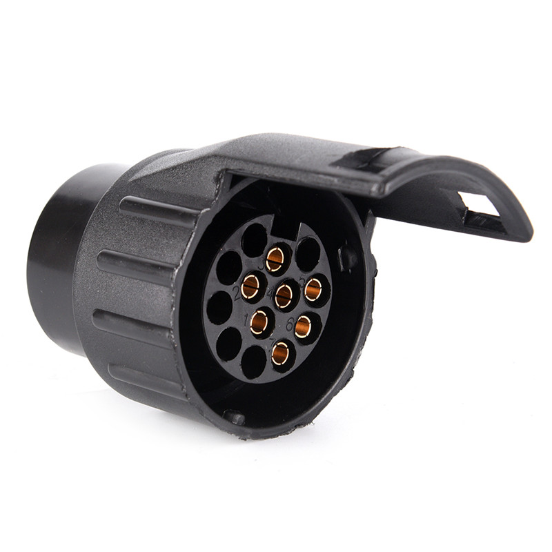 13 Pin To 7 Pin Plug Adapter Car Trailer Truck Caravan Towbar Socket Converter 1Pc