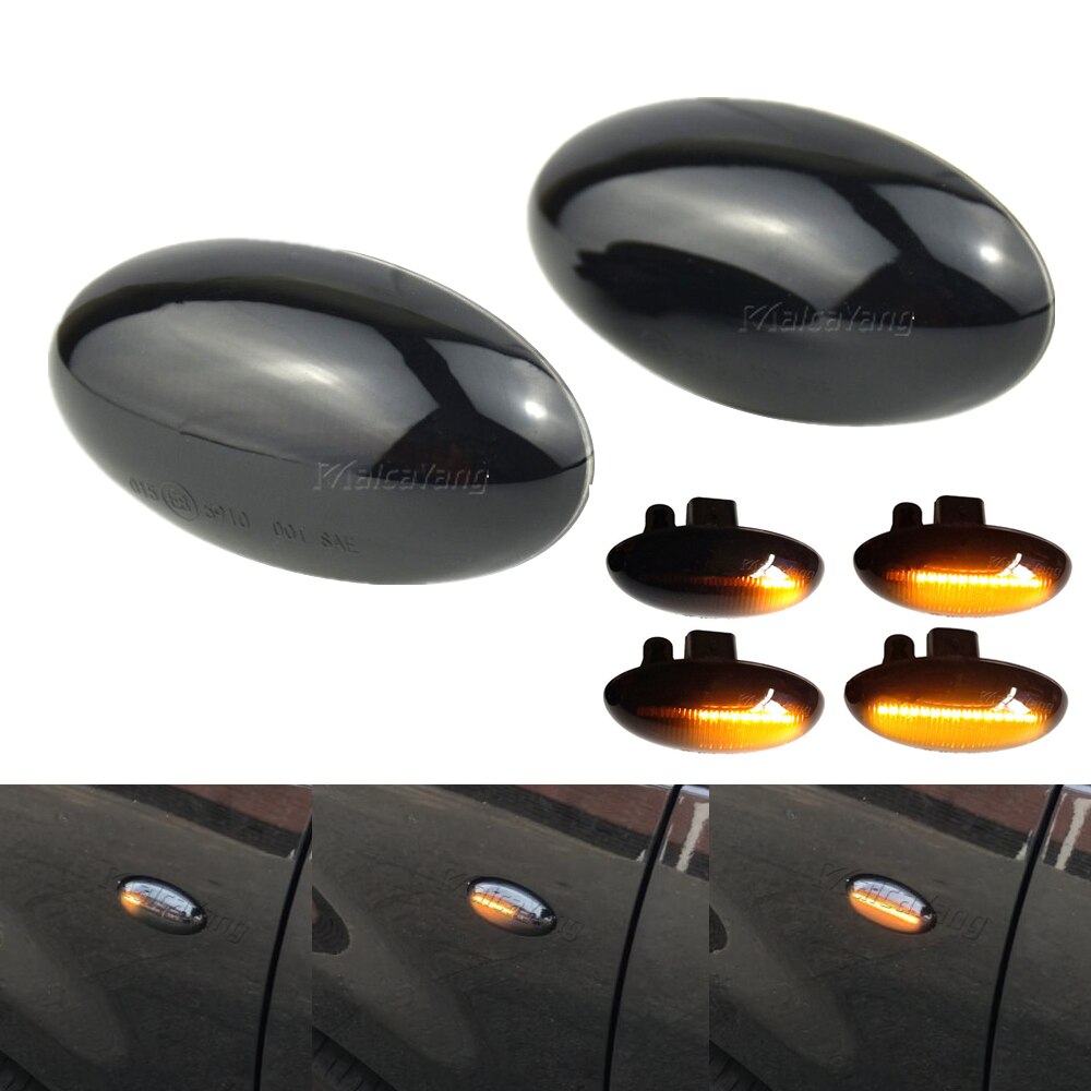 Led -dynaaminen suuntavilkun sivuvalo peräkkäinen vilkkuvalo peugeot 307 206 207 407 107 607 -sarja citroen  c1 c2 c3 c5: lle