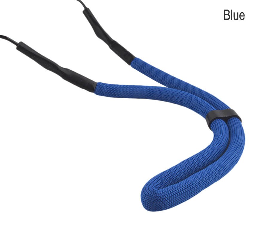 Retail 1 stuk Kids&#39; Float Zonnebril Lanyard Verstelbare Multicolor Drijvende Foam Sunglass cord Houder Multi Kleur: Blauw