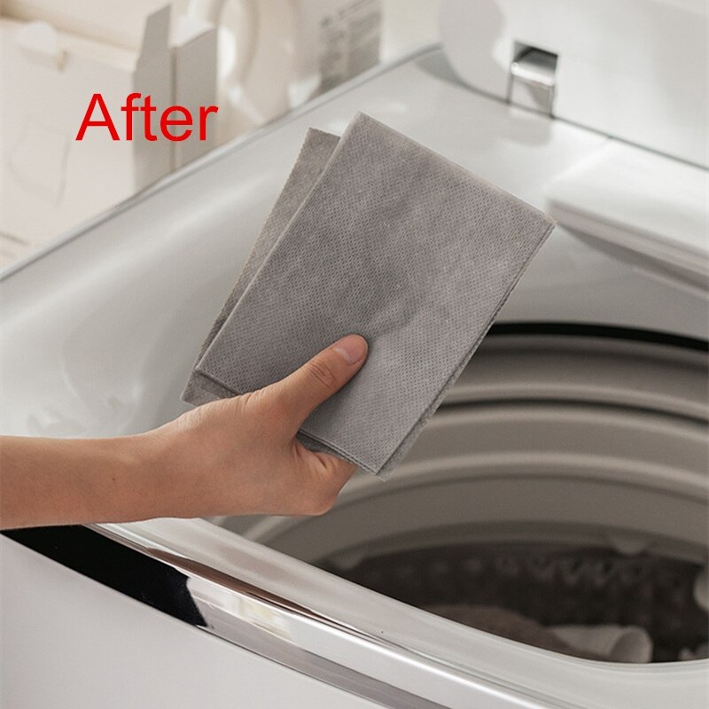 200Pcs Dyeing Cloth Washing Machine Use Mixed Dyeing Proof Color Absorption Sheet Anti Dyed Cloth Laundry Grabber Cloth