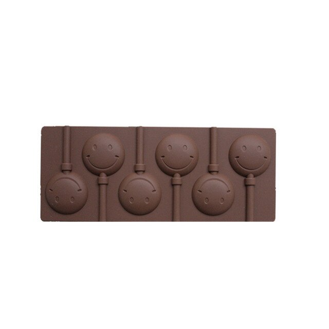 Rund silikone slikkeform sød blomst gelé slik chokolade sæbe bageware form genanvendelig forskellige former kage dekorationsværktøj: 3
