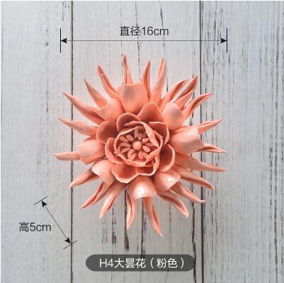 Væg blomsterfad boligindretning vintage håndværk epiphyllum dekorativ porcelæn dekorativ tallerken håndværk værelse dekoration figur: J
