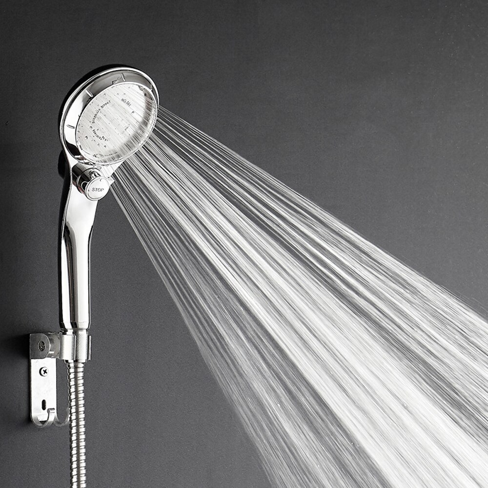 Aanpassen Hoge Druk Douchekop Waterbesparende Sproeikop Badkamer Kranen Hand Held Rain Douchekop Douchestraal