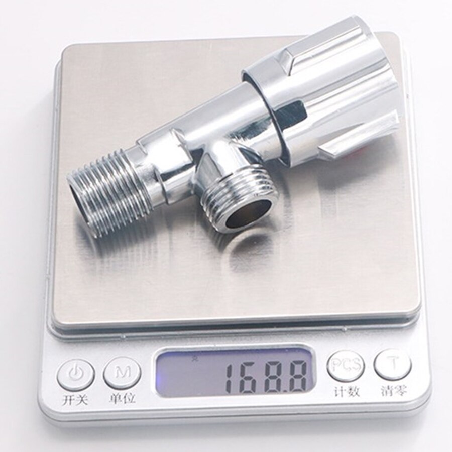 Bathroom Brass Chrome Corner Angel Valve Radiator Block Valves Towel Warmer Angled Stop Valves Shut Off Valve for Toilet Kitchen