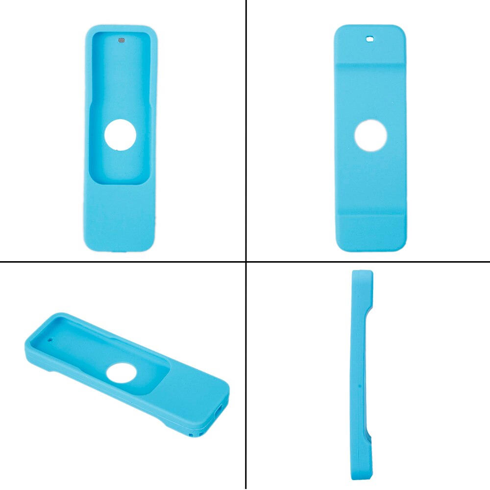 Coque de protection en Silicone coloré pour télécommande Apple TV 4, housse anti-poussière étanche