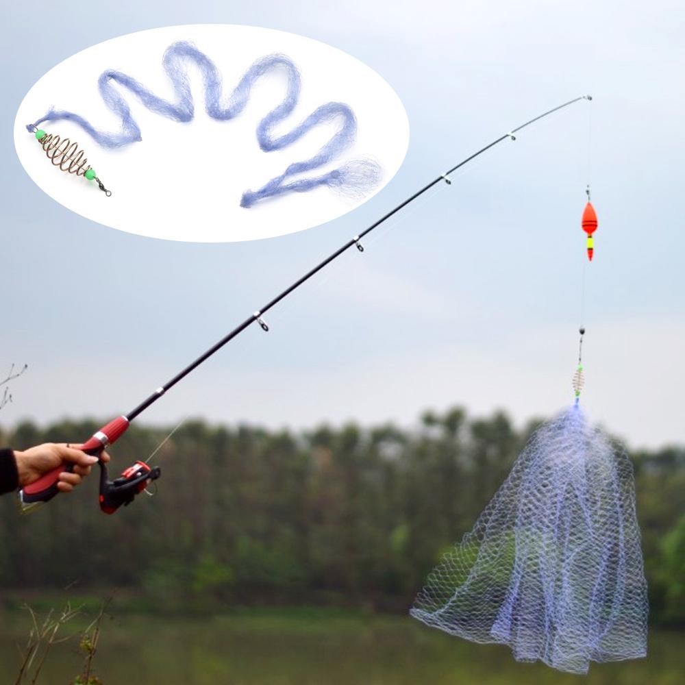 Thread Net Fishing Net Blue Green Luminous Bead Net Tackle High-carbon Steel Fishing Traps Fishing Accessories