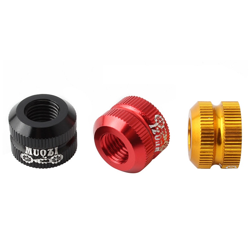 1pc 2pc 4pc MTB Road Bike Tubeless Tire Presta Valve Nut Bicycle Inner Tube Valve Cap Vacuum Tire Nozzle Nut Bicycle Accessories