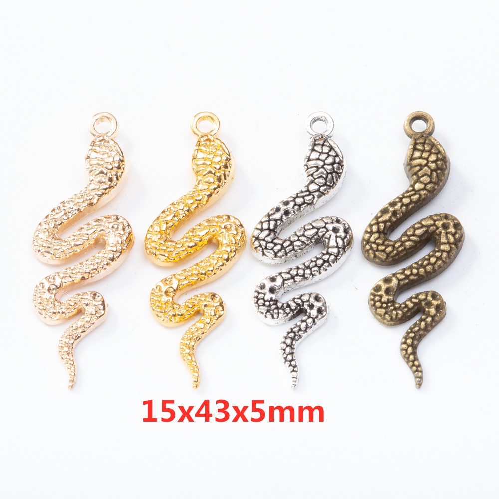 Colgante de serpiente con forma de Animal para mujer, pulsera, collar, accesorios de joyería, 8300, 8 Uds.