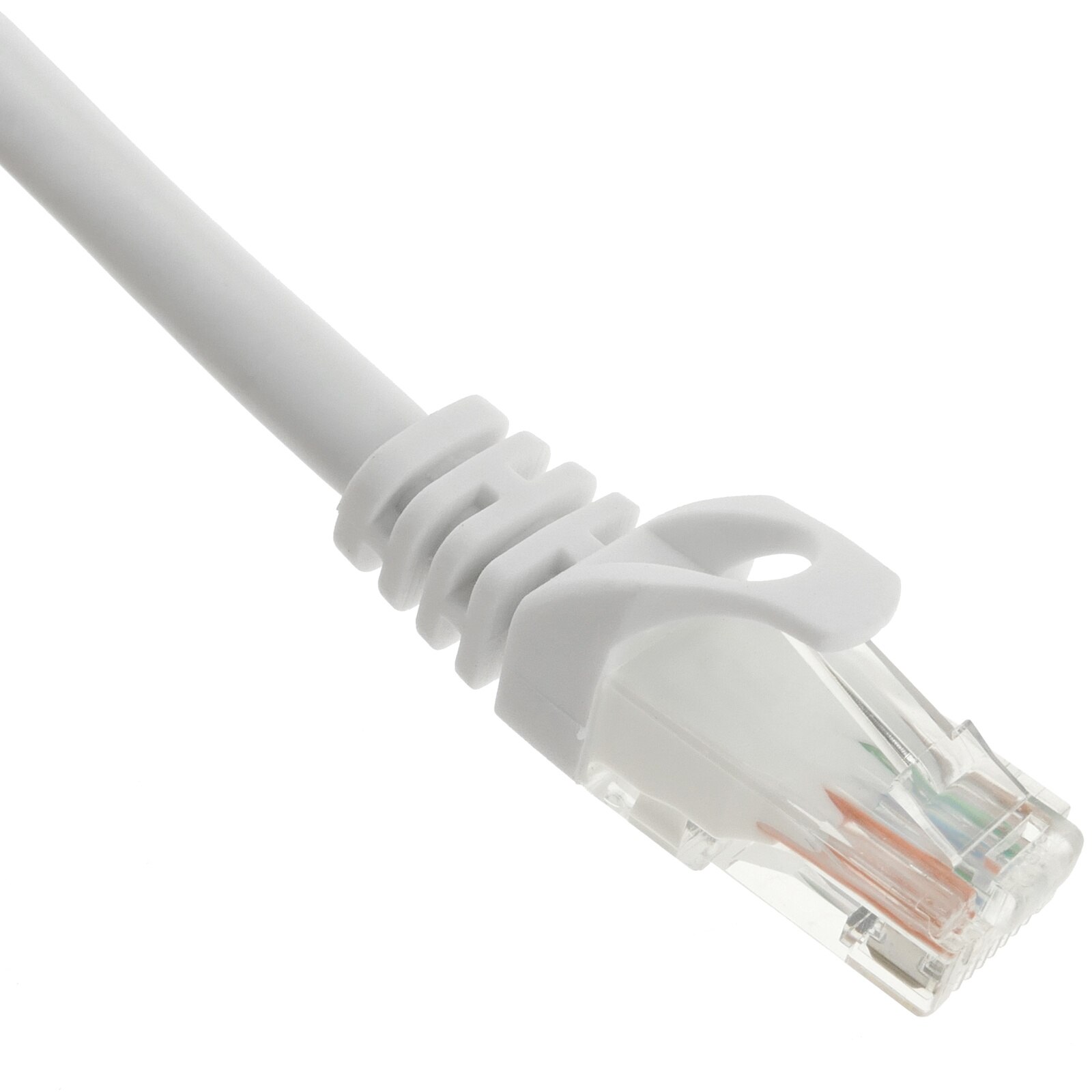 BeMatik-LAN ethernet network Cable UTP RJ45 Cat.6a White 50 cm
