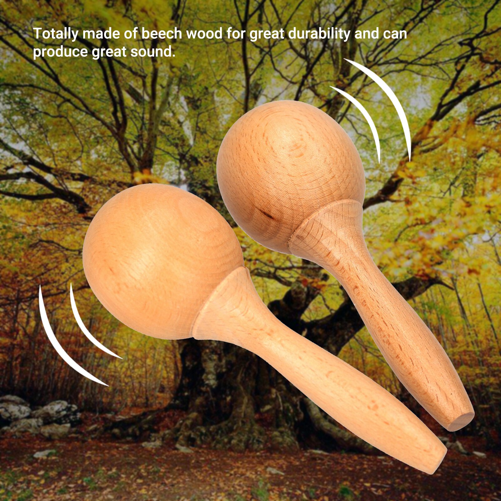 Sonajeros de madera, instrumento de percusión, Maraca, Maraca, instrumento Musical