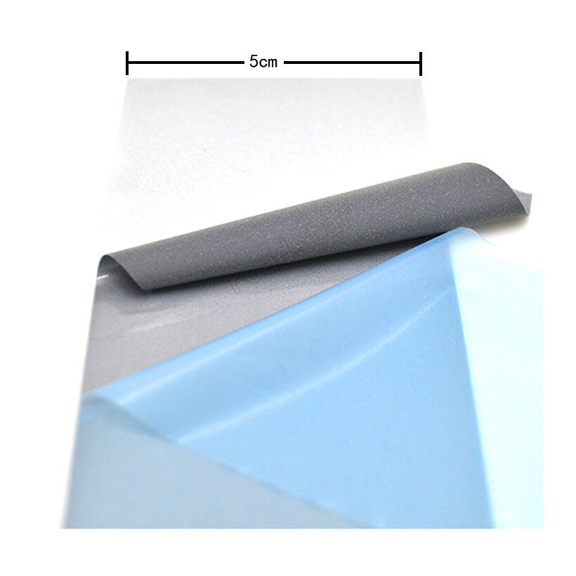 Película de vinilo de transferencia de calor de seguridad de alta visibilidad DIY plancha reflectante plateada en cinta de tela para ropa