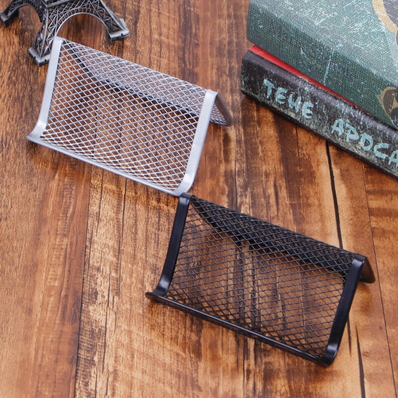 Metal Mesh Business Card Holder For Desk Office Business Card Holder Collection