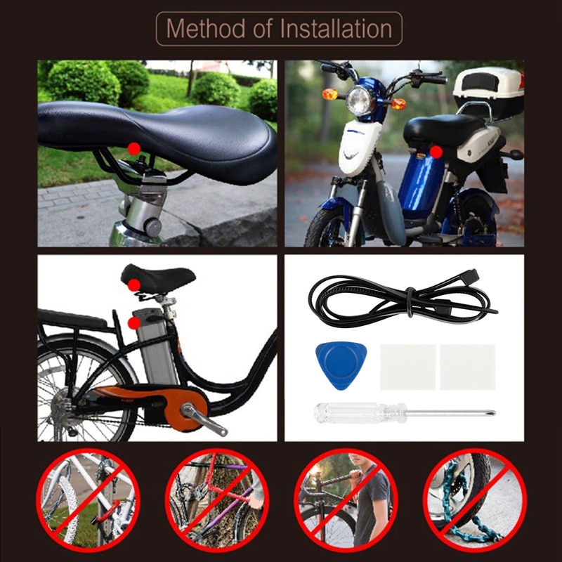 113db cykel sikkerhedslås trådløs tyverisikring vibration motorcykel cykel skifter alarm med fjernbetjening