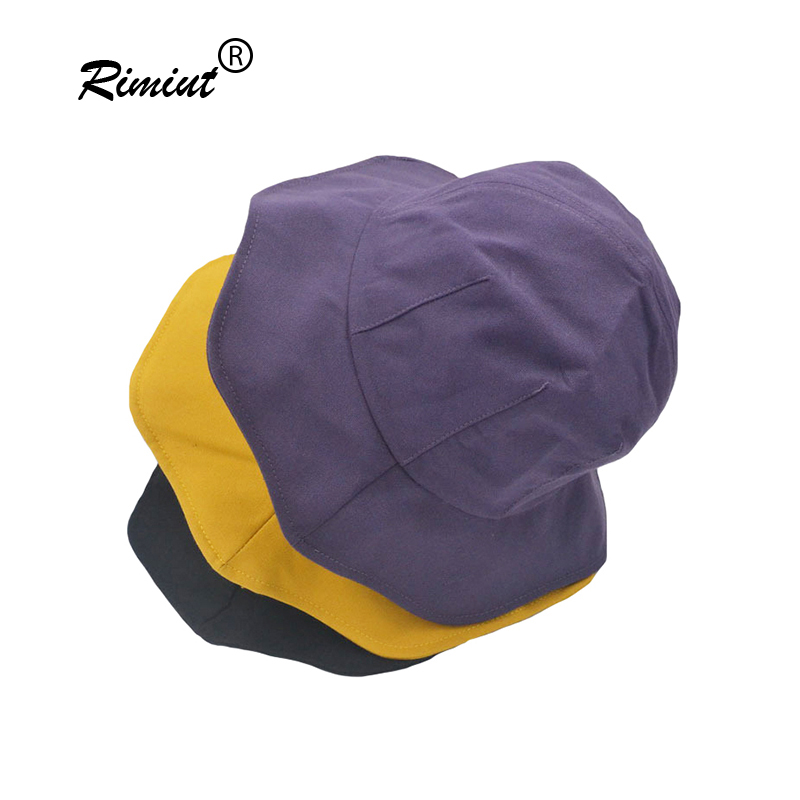 Rimiut-gorros informales de algodón para mujer, gorro de playa para playa, protección solar, sombrero de pescador