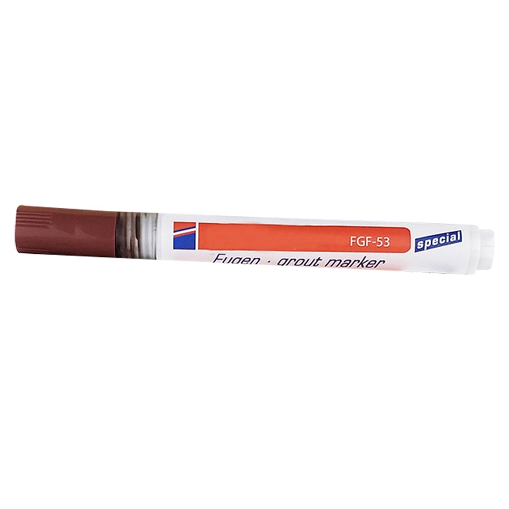 Tile Grout Coating Marker Wall Floor Ceramic Tiles Gaps Repair Pen FAS: brownness