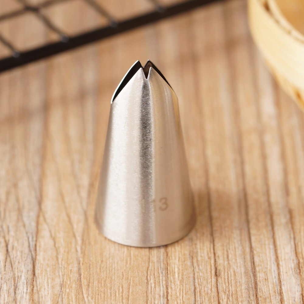 #113 Large Size Nozzle Icing Nozzles Piping Tip Pastry Tips Cup Cake Decorating Baking Tools Bakeware Create Leaf Leaves