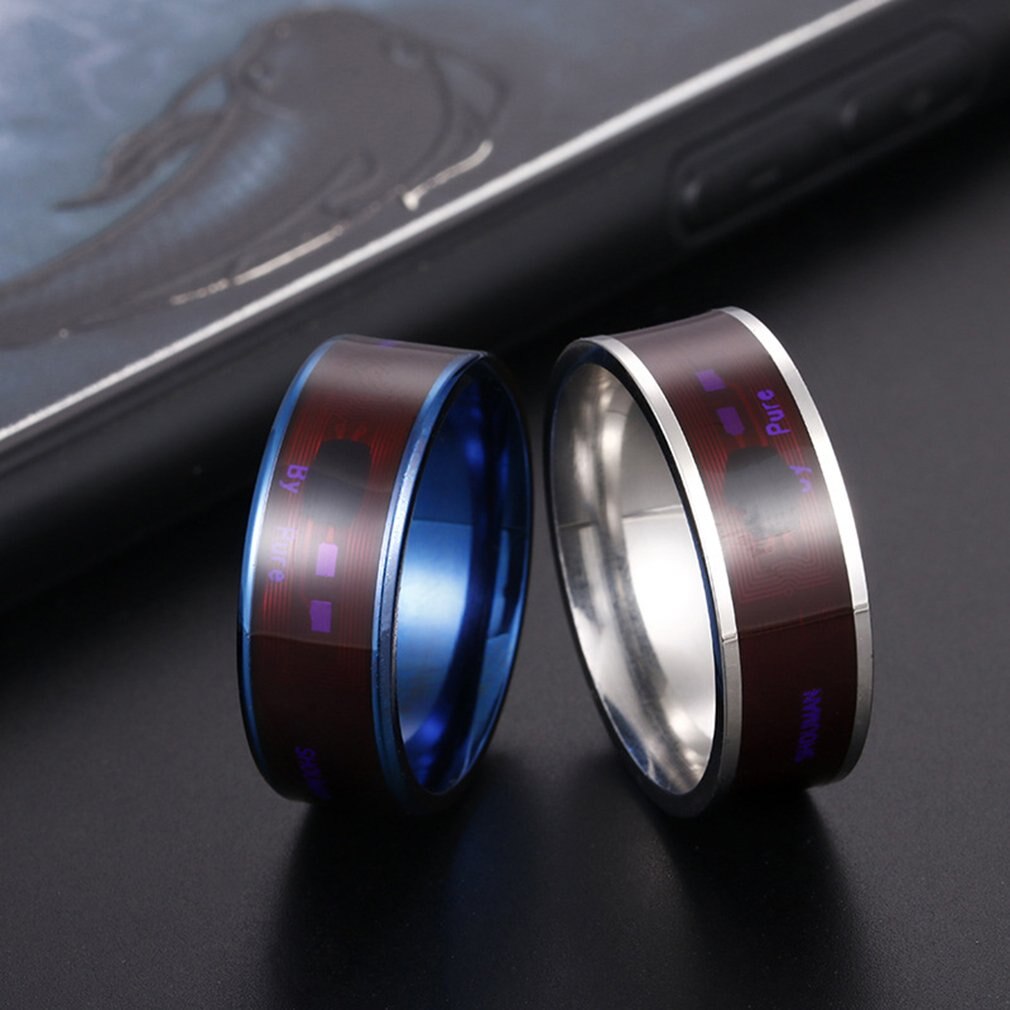 Nfc finger ring, smart ring, wearable, connect device rings for smartphone, mobile phone, smart home accessories