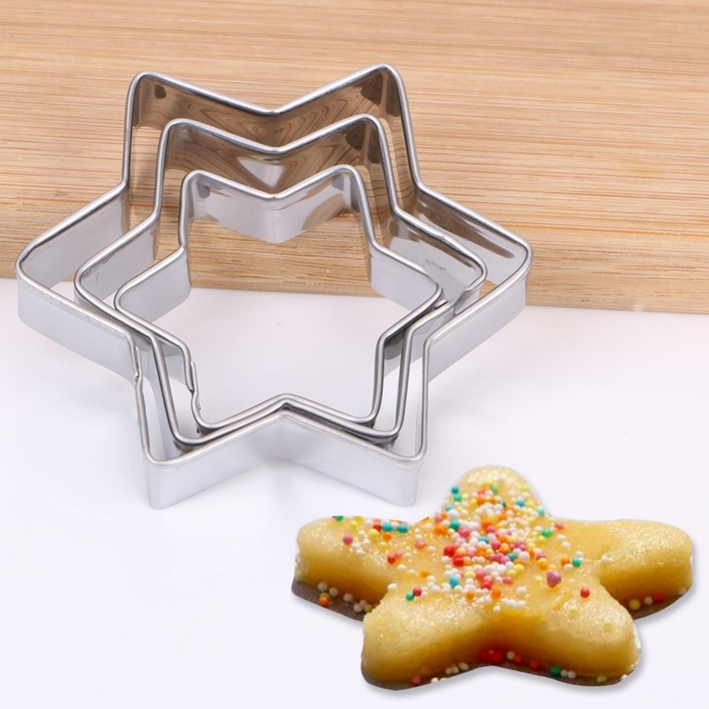 12 stuks Rvs DIY Cookie Biscuit Mould Cutter Mold Bakken Decorating Gereedschap Set