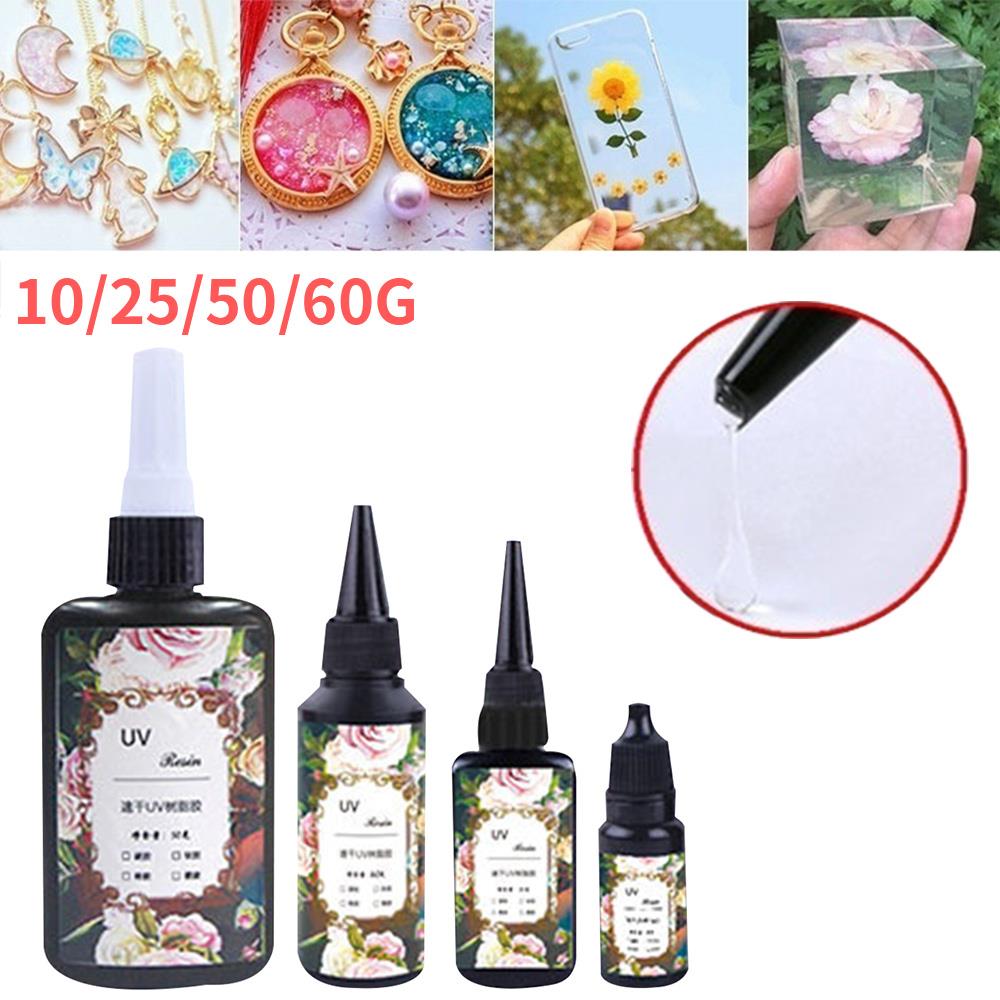 UV Resin Art Epoxy Shaped Pendant Mold Portable Uv Supplies Quick-Drying Transparent Uv Glue DIY Craft