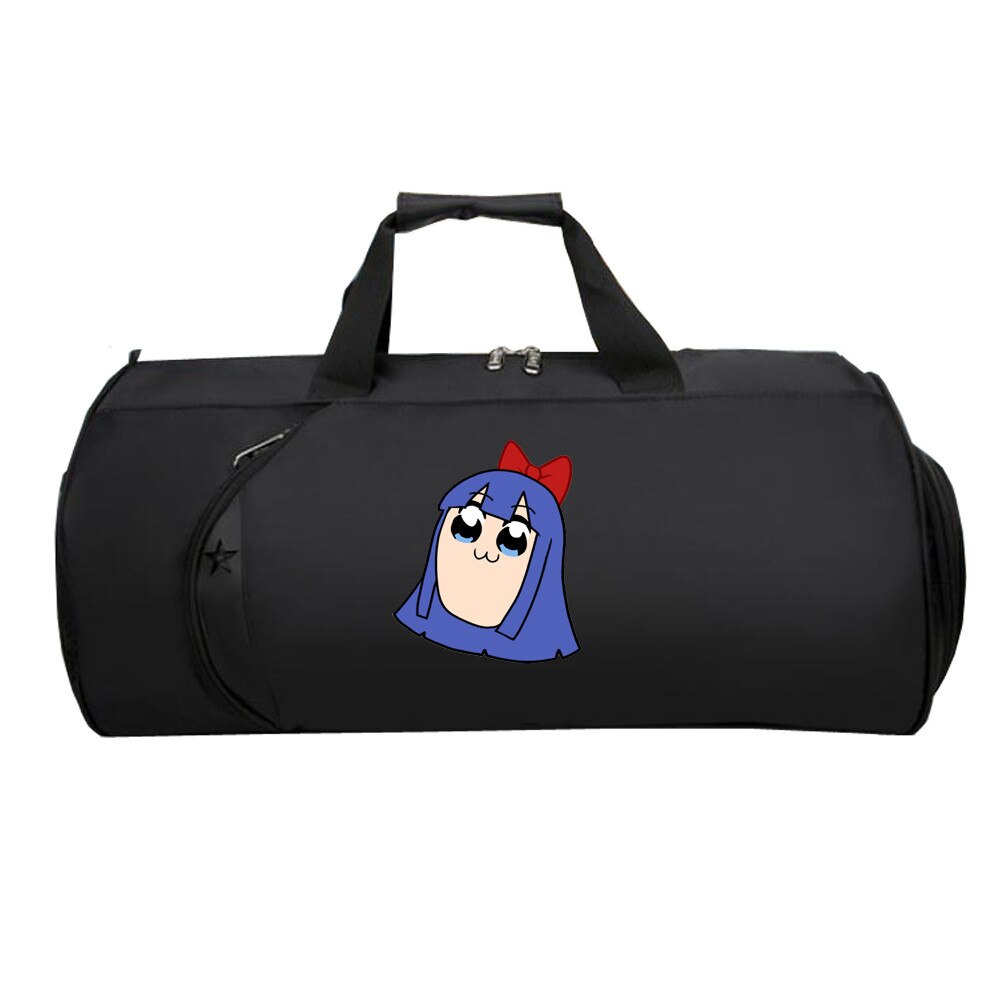 Pop Team Epic Reizen Bagage Tas Tieners Multifunctionele Grote Capaciteit Tas Mannen Vrouwen Hand Duffel Reizen Bagage Pakket: 08