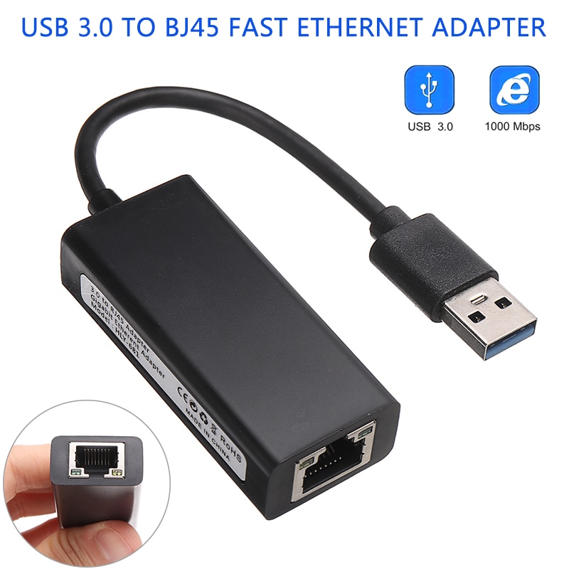 MAYITR USB Ethernet Adapter USB 3.0 Network Card to RJ45 Lan for Windows 10 Nintend Switch Ethernet USB