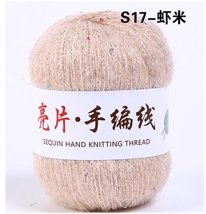 Paillettes de soie brillante 50g/boule, Angola, sentiments amoureux, fil de laine Mohair fin en peluche, laine Fine, crocheté à la main, matériaux de tricotage: S17