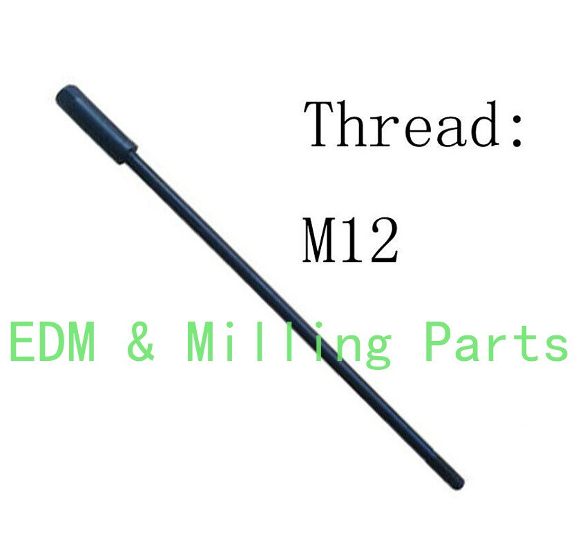 1x CNC Milling Machine Part R8 Draw Bar Overall Drawbar Thread M12/60cm For Bridgeport Mill Part