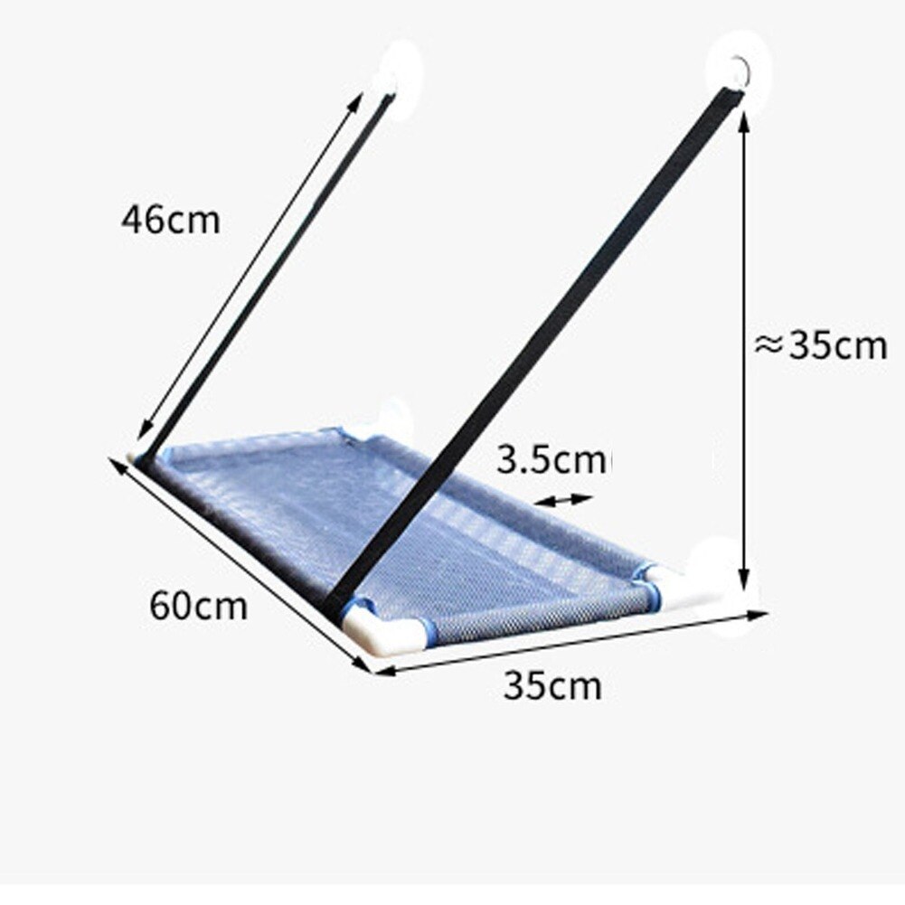 Chat hamac lit fenêtre pour animaux de compagnie perche siège monté étagère lit suspendu avec ventouses chats Kitty canapé se prélasser lit chats fenêtre balançoire