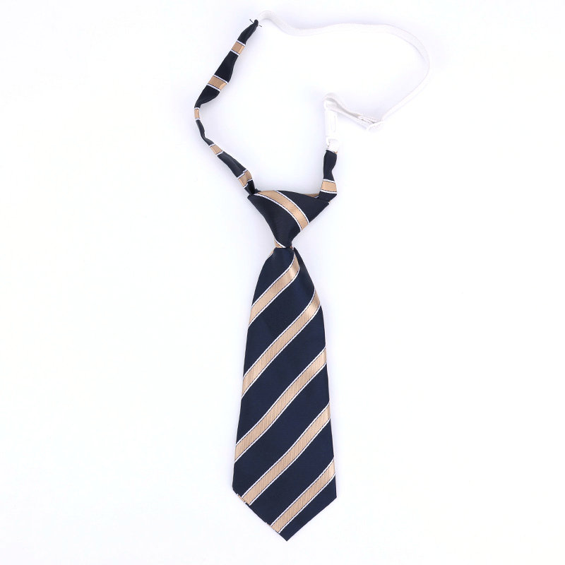 Lazy JK Ties Boys Striped Neck Tie Girls Japanese Style for School Uniform Cute Necktie Solid Casual Childs Accessories Ties: Dark Grey