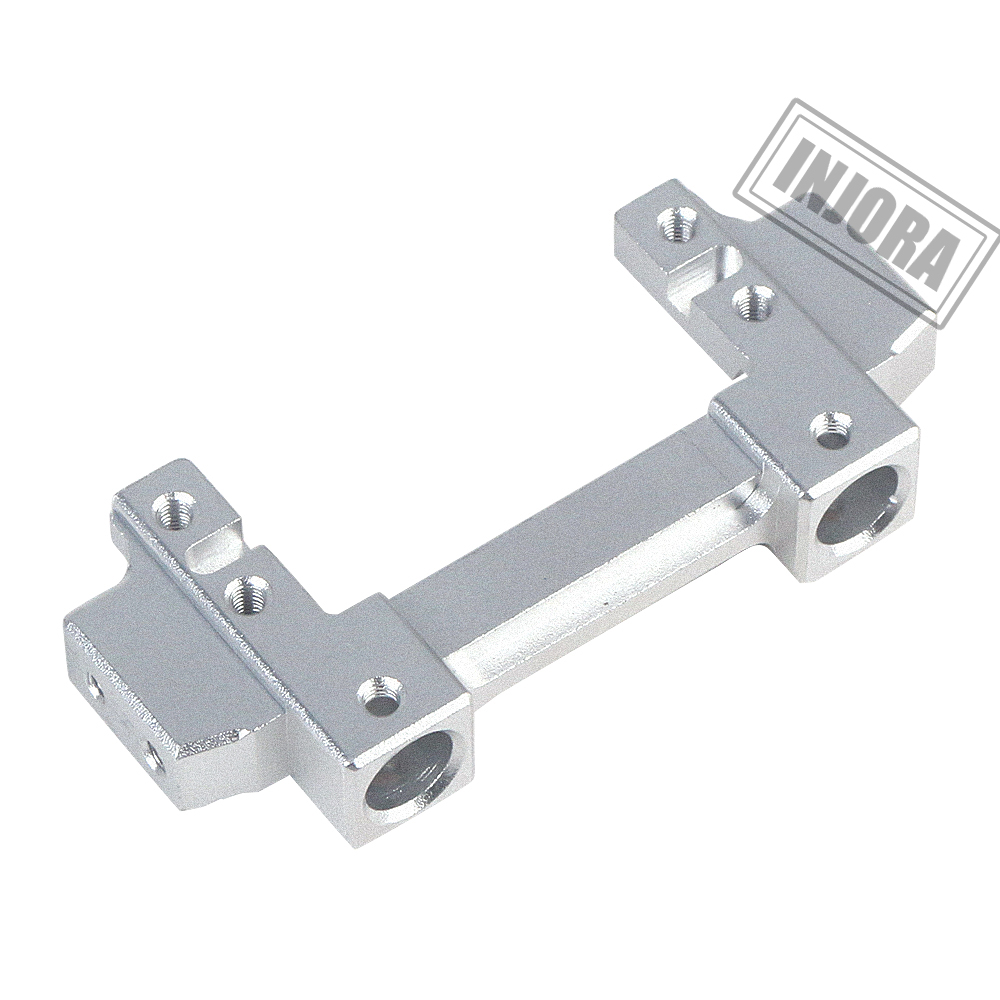 INJORA 313mm 12,3 "distancia entre ejes caja de cambios Prefixal Marco de Metal para 1/10 RC orugas coche Axial SCX10 y SCX10 II 90046: Front Beam