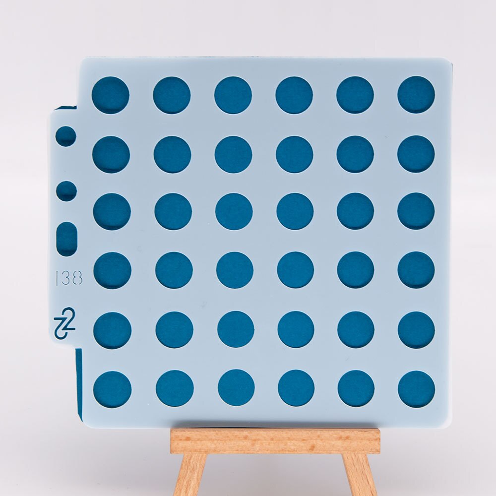 14.1cmx13cm Reusable Plastic Mandala Stencils Painting Templates for Painting DIY Art Projects(Round) S138