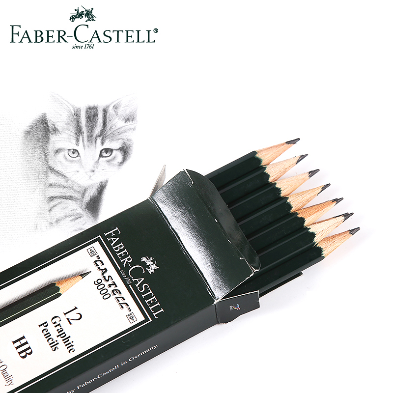 5/16 stk/parti faber castell 9000 blyant kunst grafit blyanter til tegning skrift skygge skitse sort bly kunst forsyninger