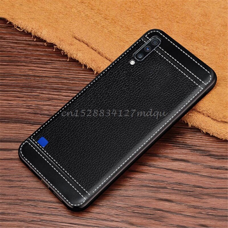 For ZTE Blade A7 Case For ZTE Blade A7 Leather Texture Soft TPU Phone Back Case For ZTE Blade A7