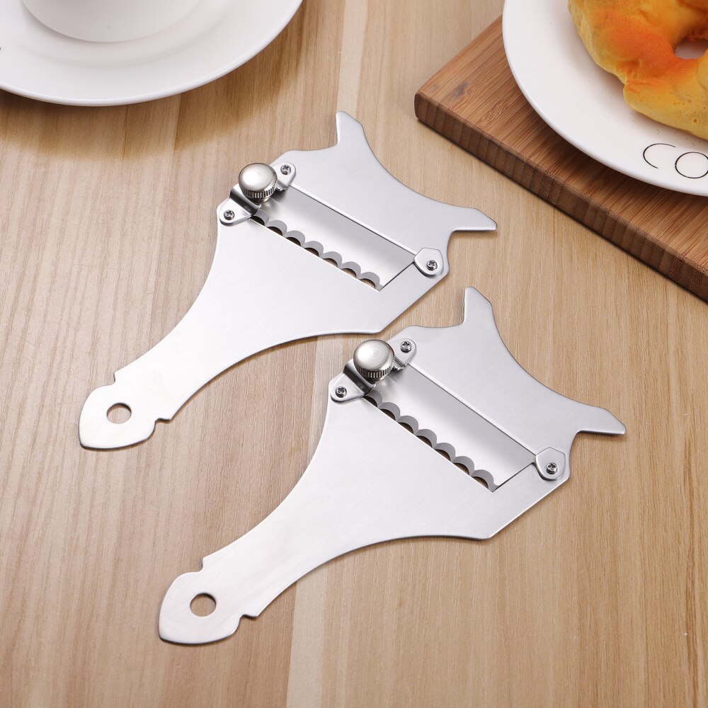 Bestonzon 2 Stuks Chocolade Truffel Schaafmachine Rvs Truffel Slicer Kaas Scheerapparaat Draagbare Keuken Gadget Voor Thuis Keuken Re