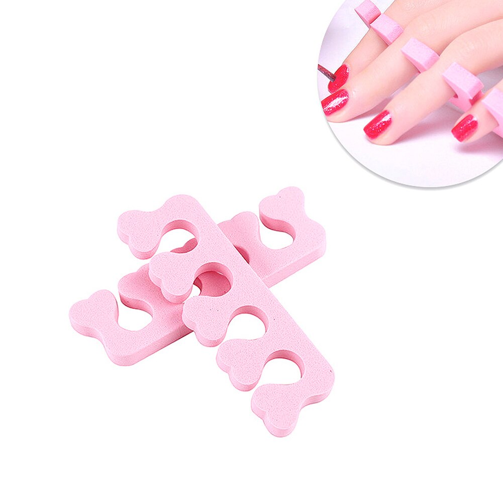 Separador de dedos para arte de uñas esponja separador de dedos y dedos, espaciador suave para pintar uñas, manicura y pedicura, 10 Uds.