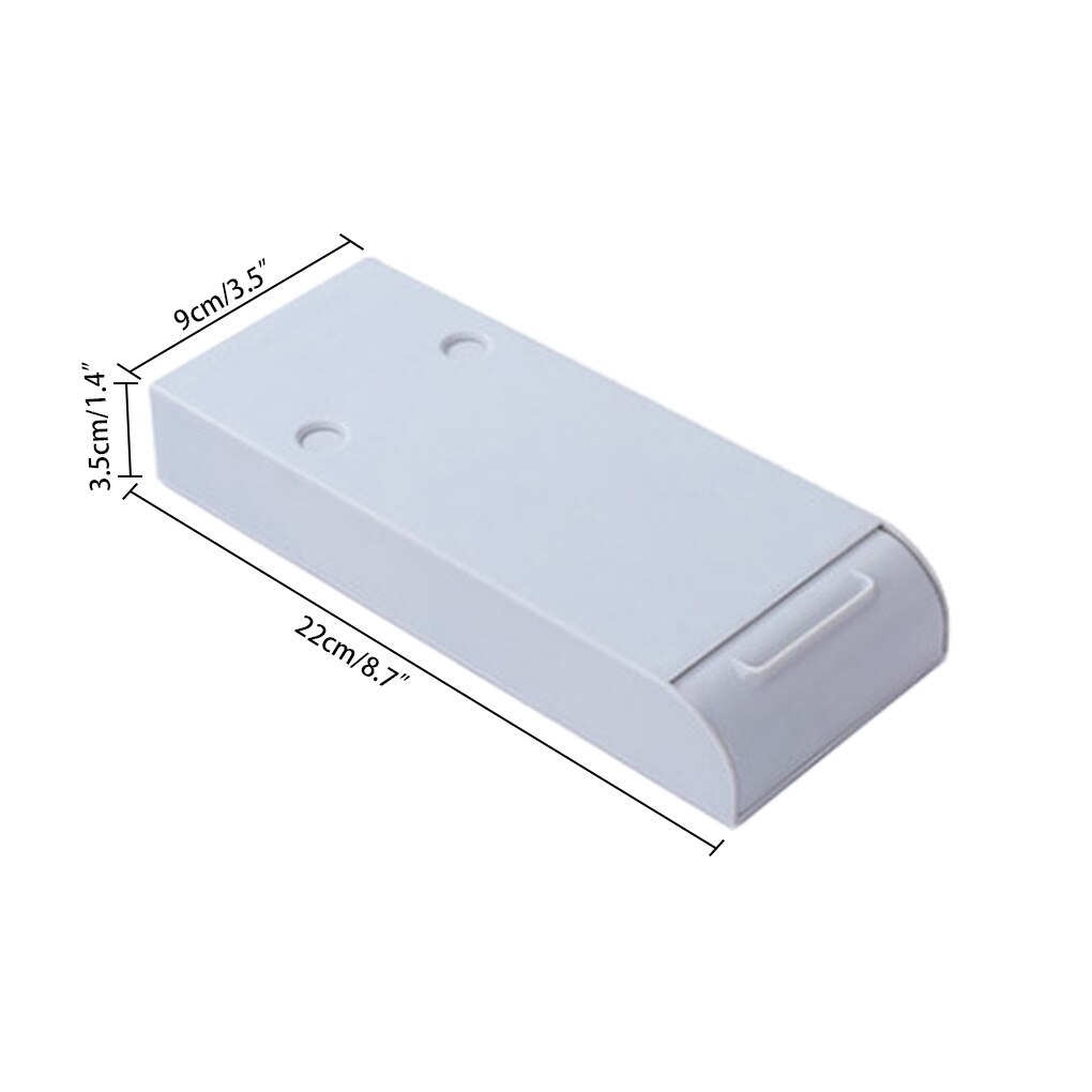 Under Desk Drawer Home Office Under Table Organized Holder Case ABS Plastic Storage Tray: 02