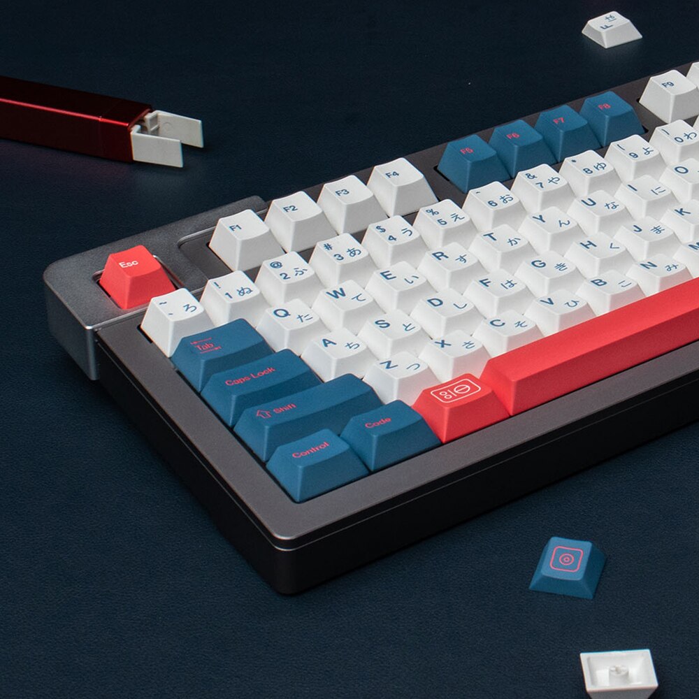 PBT Keycap 144 Keys Cherry Profile Dye-Sub GMK Clone Bento Japanese For Mechanical Keyboard 104 87 61 Melody 96 KBD75 ID80