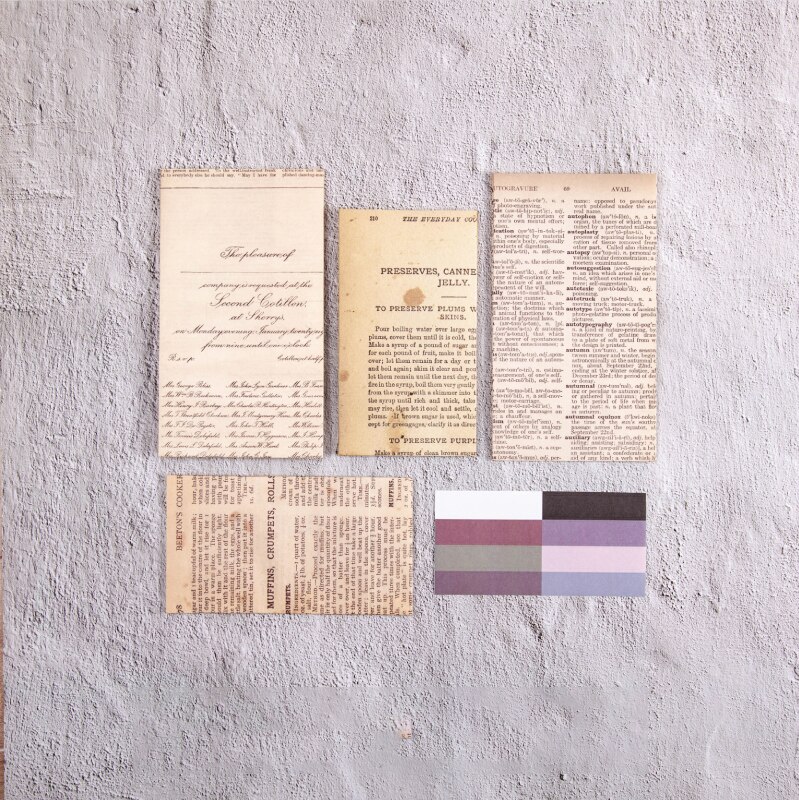 Mr paper Washi paper bag mini Stand up Retro Pote Bags Letter Life Art Open Top Packing paper Treat Bag: A