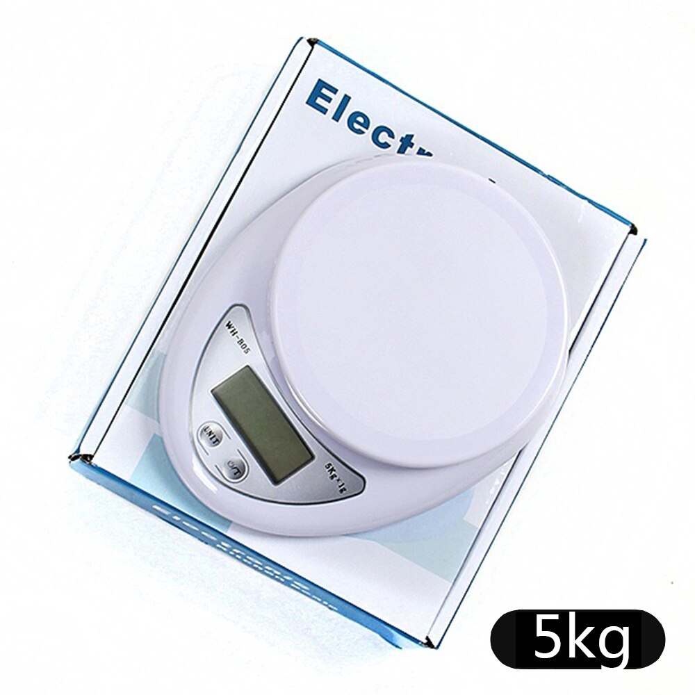 25/30kg digitaalinen keittiövaaka elektroninen punnitus elintarvikkeiden terveyttä ruokavalio mittaus tarkkuus vaaka tasapaino keittiövaaka: 5kg-1g