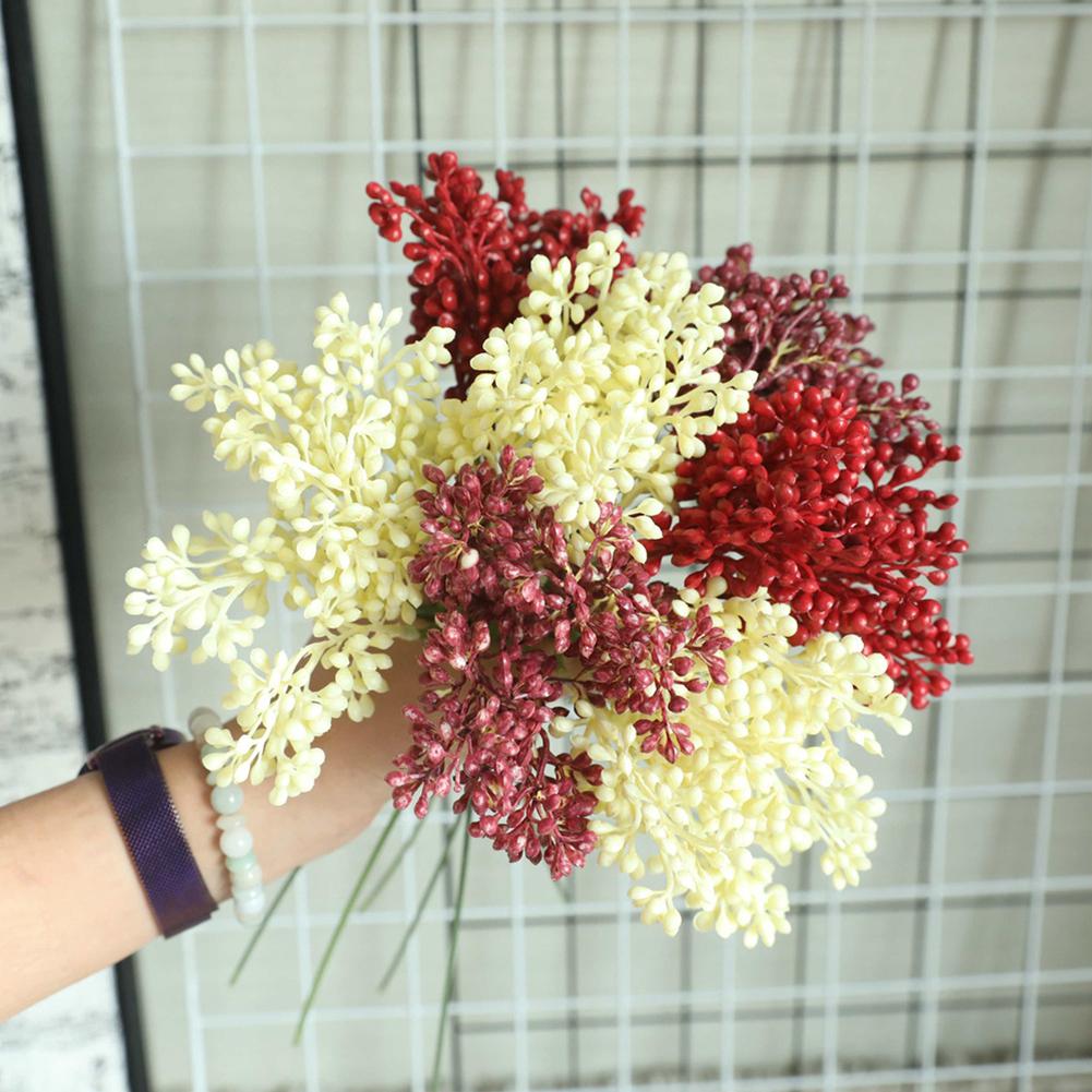 1pc kunstige bærplanter blomsterarrangement gør-de... – Vicedeal