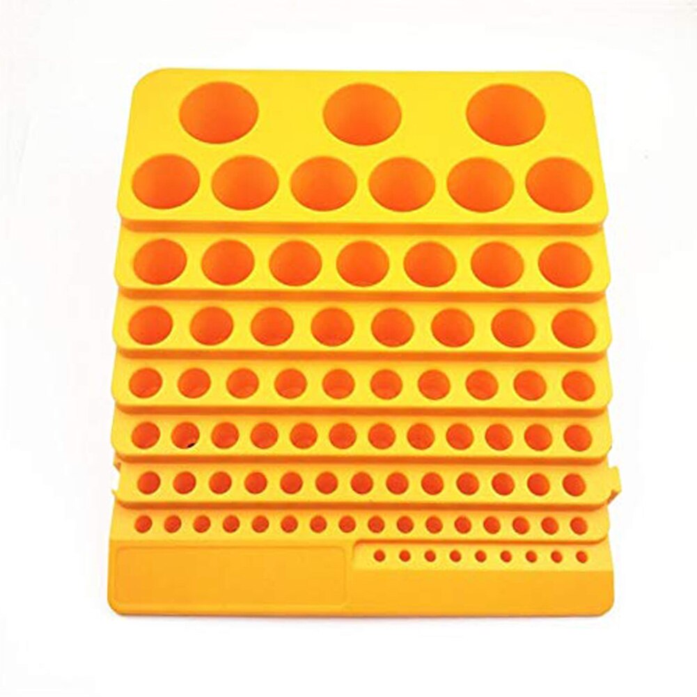 Plastic Rack Drill Bit Tool Box Desktop Accessories Milling Cutter Storage Thickened 85 Holes Multifunction Organiser Portable