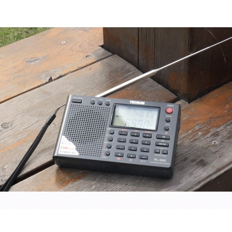 Tecsun PL-380 Radio DSP with AN-05L SW Band External Antenna Fm Am Stereo World Band Receiver VS Tecsun PL-310ET