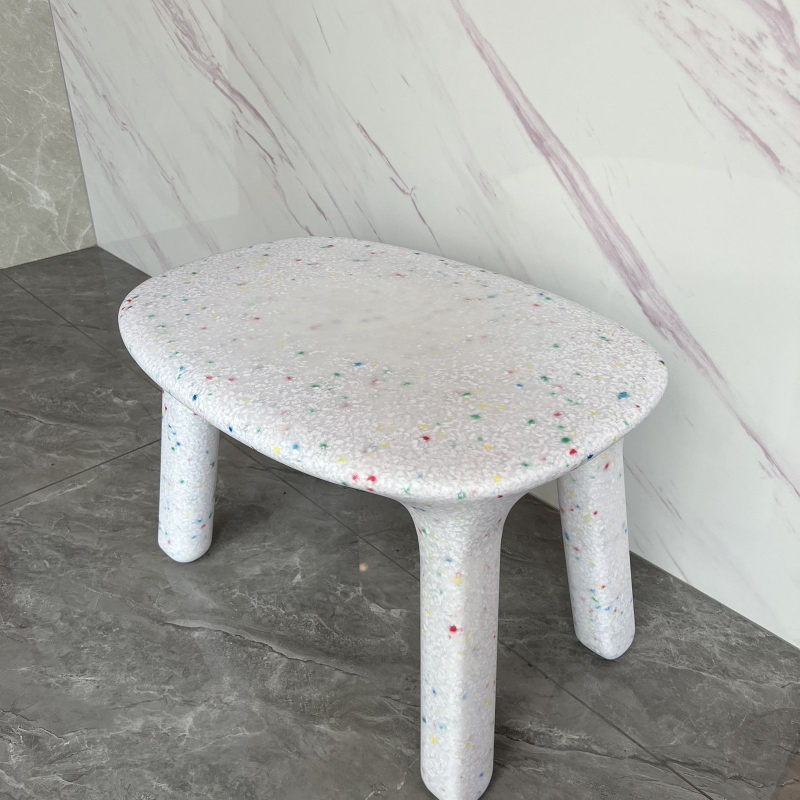 Sillas de plástico ecológicas nórdicas para exteriores, banco pequeño con respaldo de , muebles de sala de estar, tocador, Taburetes