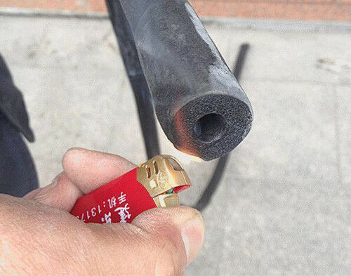 NBR Rubber Foam Insulation Tube Pipe Antiflaming Anti Freeze Anti Sun Burn