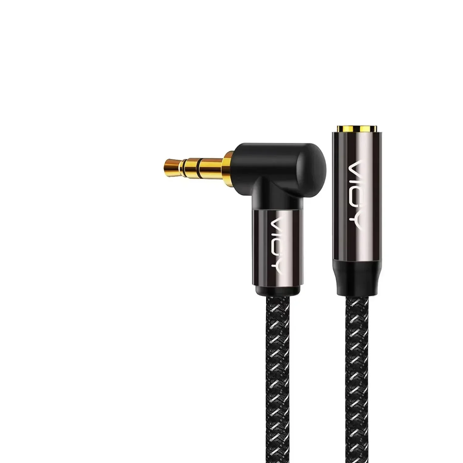 3.5mm Hoofdtelefoon Verlengkabel 3.5mm TRS Jack Man-vrouw Stereo Aux Koord voor Oortelefoon Smartphone Laptop luidspreker Auto Etc: Black / 25M