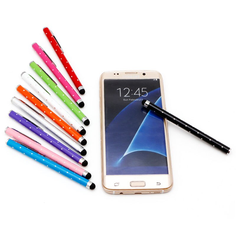 1 pc universal metal touch screen pen stylus til iphone ipad samsung telefon tablet pc