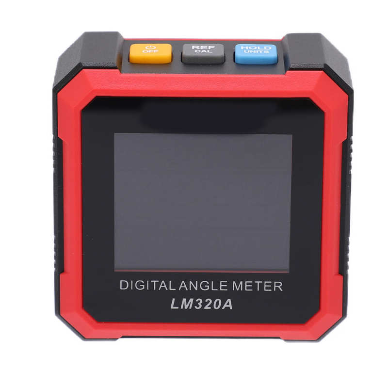 LM320A Digitale Inclinometer Elektronische Lcd Backlight Hoekzoeker Gauge Gradenboog Met Magnetische Base Digitale Detector