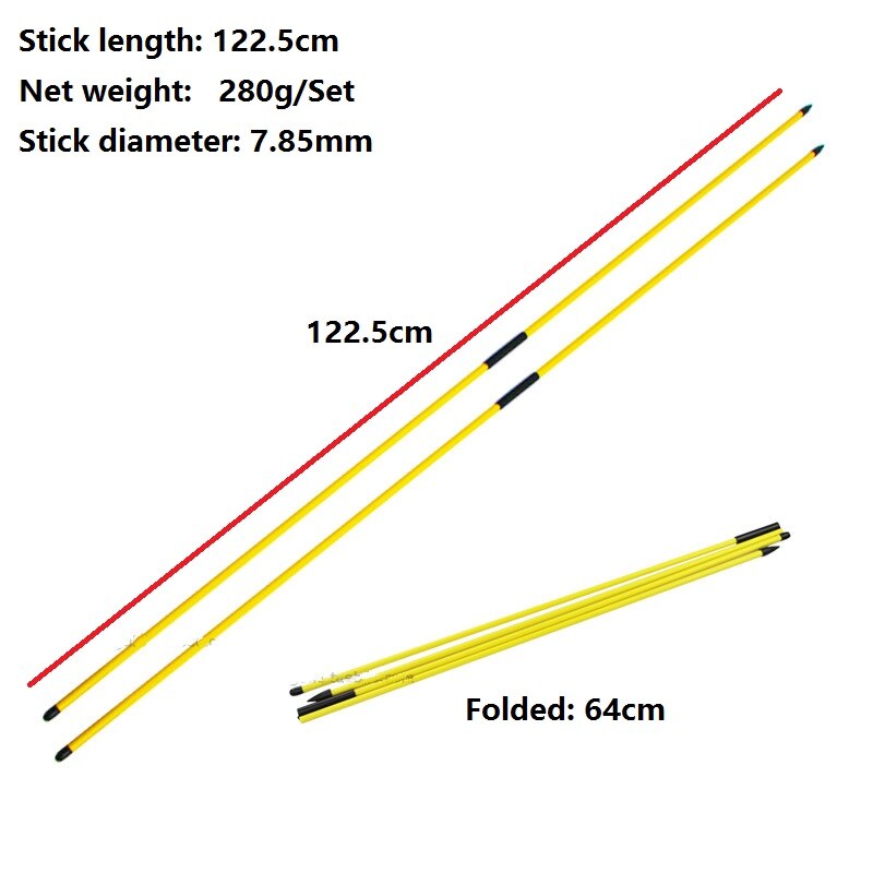 Golf Alignment Sticks Swing Plane Tour Training Aids Practice Rods Helper Tool