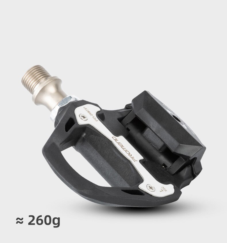 PROMEDN Road Bike Bicycle Self-Locking Pedals 260g Ultralight nylon 2 Sealed Bearing Pedal For SHIMANO SPD-SL system Bike Part